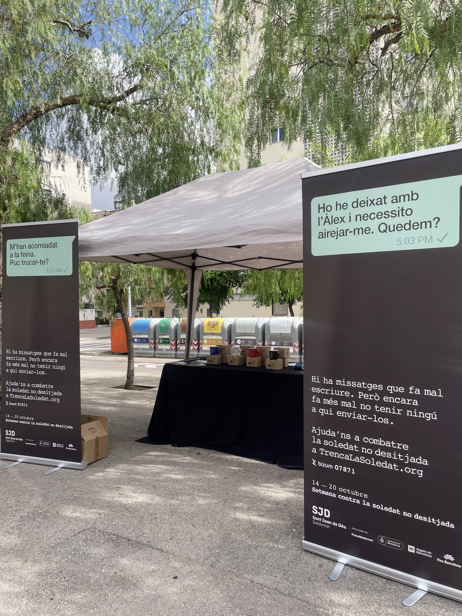 parcsanitarisjd's tweet image. 🫂 Ens sumem a la Setmana contra #SoledatNoDesitjada amb el &apos;Refugi contra la soledat&apos; situat a #SantBoi: un espai de conversa per reflexionar conjuntament i sentir-nos acompanyats.

#TrencaLaSoledat @solidaritatSJD
