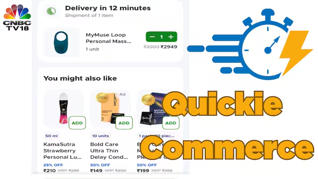 CNBCTV18News's tweet photo. Online shopping has eased access to #sextoys — with #Qcommerce players like #Blinkit, #Zepto, and #SwiggyInstamart discreetly delivering these products alongside groceries — boosting sales and enabling more impulsive purchases  

@PawasJ | @IMbesharam @RajArmani 

https://t.co/SIz94DfCsp