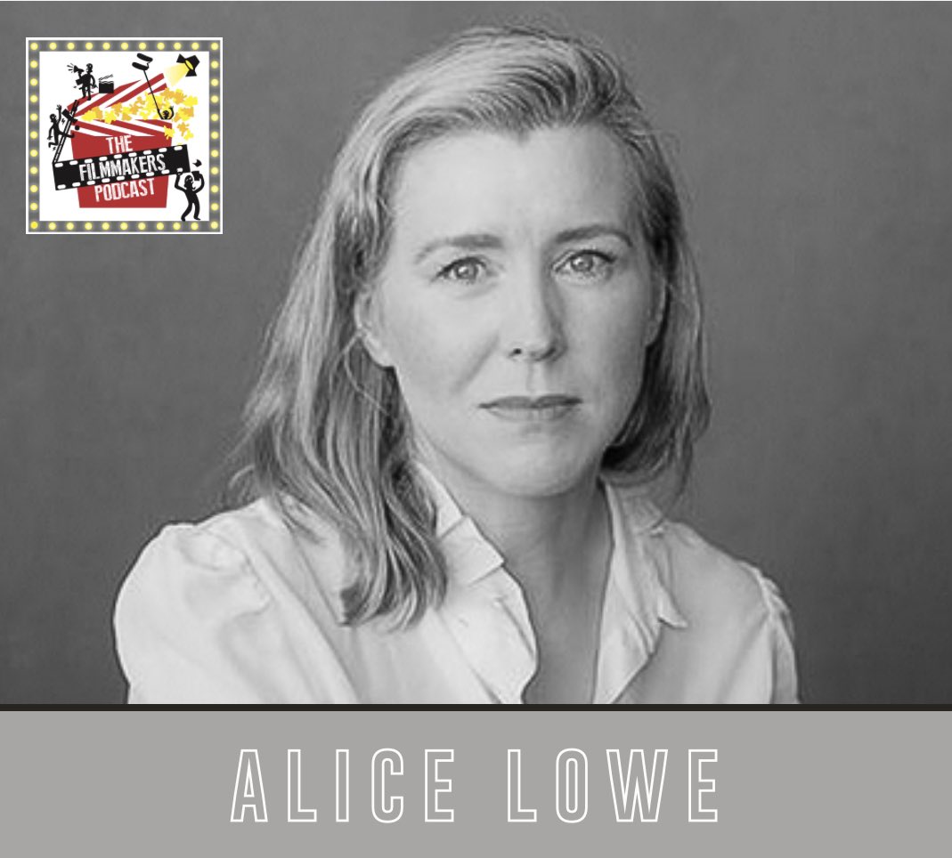 GilesAlderson's tweet photo. DELIGHTED to have the ridiculously talented @alicelowe on this weeks @filmmakerspod ! 
Alice chats to myself and @DirDomLenoir about writing, acting &amp; directing and her latest movie @timestalkerfilm 

Both out now! 
Link to pod here: https://t.co/A8QbY3gK56 #alicelowe #podcast https://t.co/GqWEuIpIfw