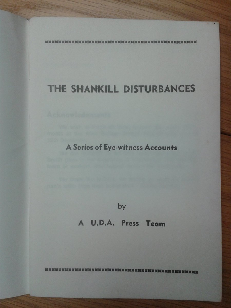 MrOwens212's tweet photo. The recent death of war criminal Mike Jackson should remind us not only of #BloodySunday and #BallymurphyMassacre but also of the #ShankillTwo. A big thank you to Iain at Balaclava Street for photographing this contemporary booklet
๐งต https://t.co/qTyzlipy7t