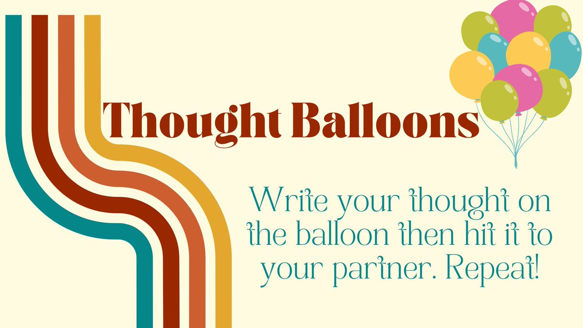 mindbodyteam's tweet photo. Participants at the Motivate With Movement workshop enjoyed the “Thought Balloon” activity, which encouraged classroom interaction and deeper thinking, all while stimulating the brain and keeping students actively engaged.

https://t.co/XnmtMvOkfy https://t.co/6Za13JHaNl