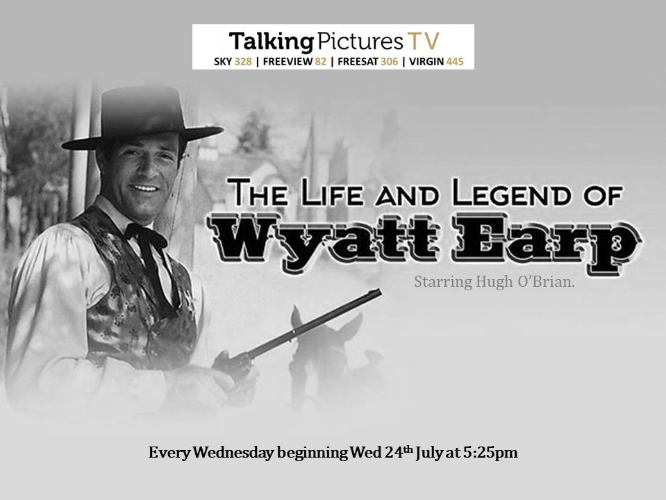 TalkingPicsTV's tweet photo. Time to SADDLE UP! at 3pm with #JamesStephens as he presents FRONTIER GUN (1948) with #JohnAgar #BartonMacLane followed with a premiere episode of THE LIFE AND LEGEND OF WYATT EARP (1955). See you at the ranch partner! #TPTVsubtitles https://t.co/52Ihlb7uo0
