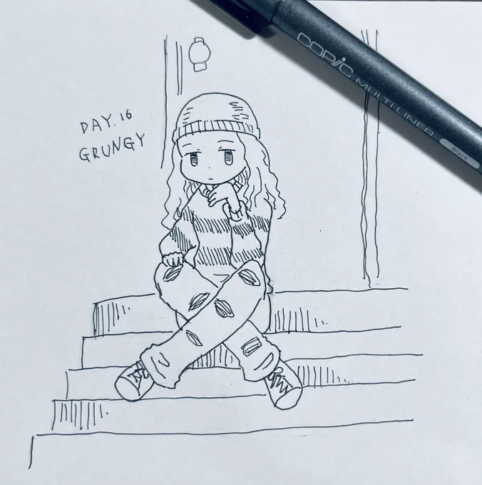 #inktober #inktober2024
DAY16:grungy 