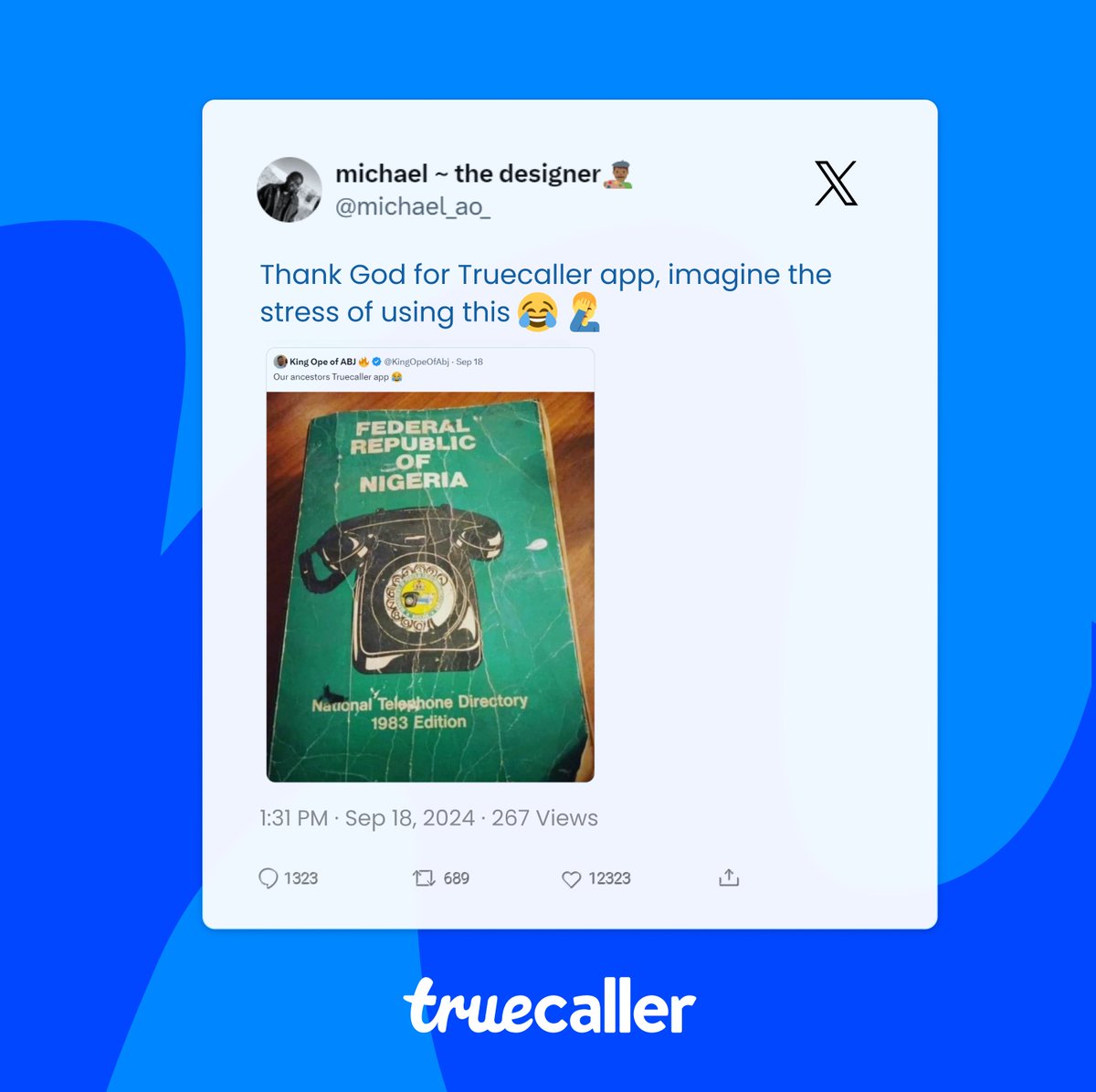 Truecaller_ng's tweet photo. We certainly don’t want to imagine the stress that comes with using this 😅
#Truecaller #LiveScamFree #Usertestimonial https://t.co/SPexltn6p4