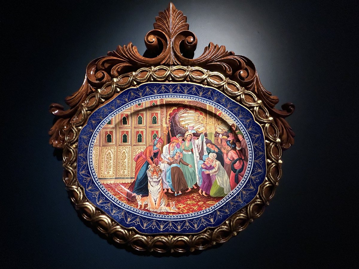 “Tipu’s sons bid farewell at the Zenana” by Adeela Suleman, 2024. On display at the Grosvenor Gallery until 21 Oct. grosvenorgallery.com/exhibitions/37…