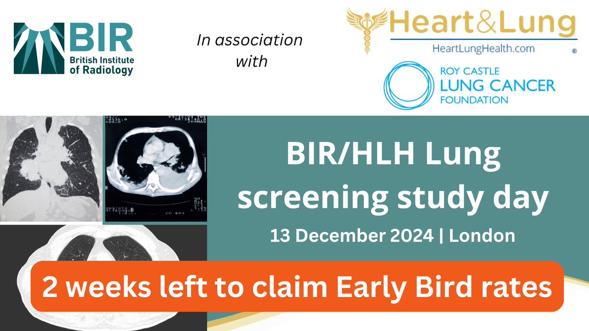 Why should you attend? 

This event is open to all multidisciplinary TLHC/lung cancer pathway stakeholders. This is a great opportunity for networking with a multidisciplinary reach. 

Click here to secure your place bit.ly/hlhscreeningday
