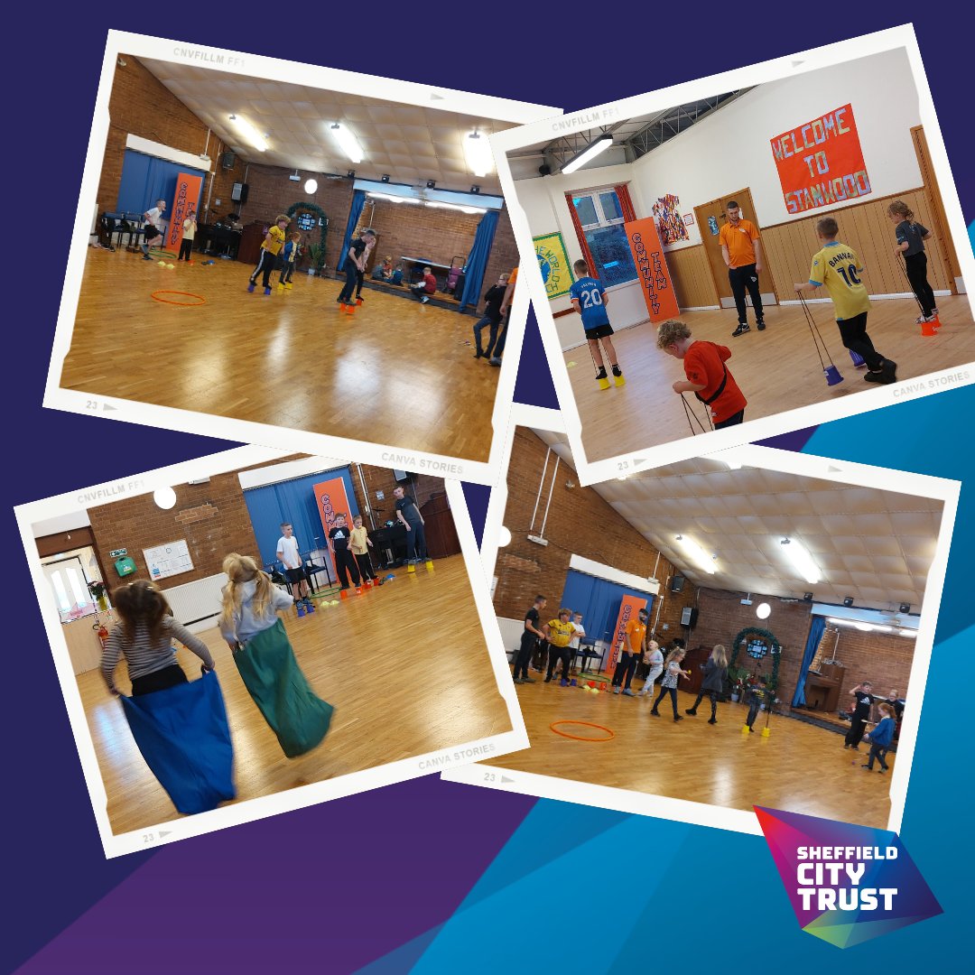 Sports day activities last week with your Community Team. The children and young people have enjoyed sack races, egg and spoon relays, stilts, wheelbarrow races and many more fun games.  
Why not come and join us: ow.ly/9BCH50TMnaj