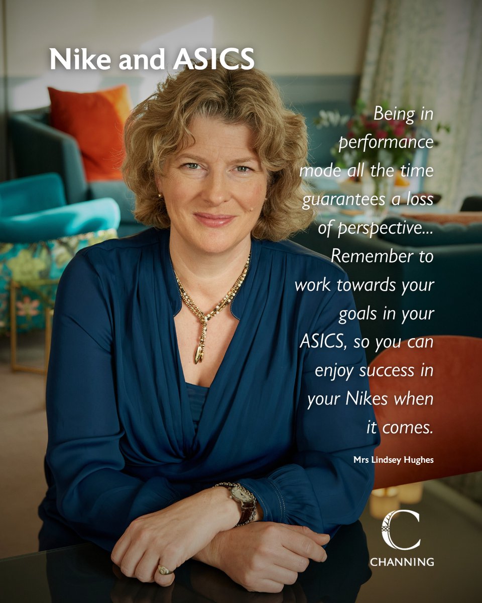 ChanningSchool's tweet image. Discover the secret to balancing ambition and well-being in @ChanningHM's latest Staff Blog. From Nike's "no finish line" mindset to the balanced philosophy of ASICS, she explores how we can all find success with the right "pair of trainers." @GSAUK 
channing.co.uk/2024/10/16/nik…