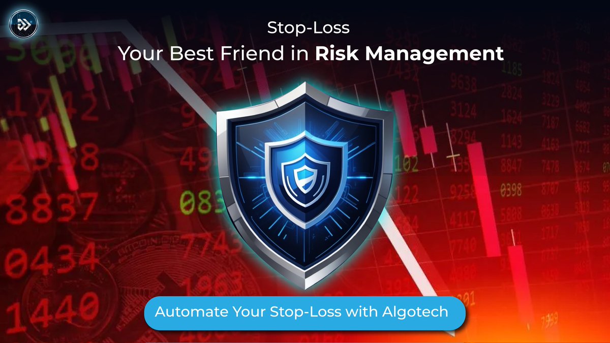 algotechtrade's tweet image. Smart traders use stop-loss to protect their capital. Learn how Algotech can help automate this process. 

#TradingTips #RiskManagement