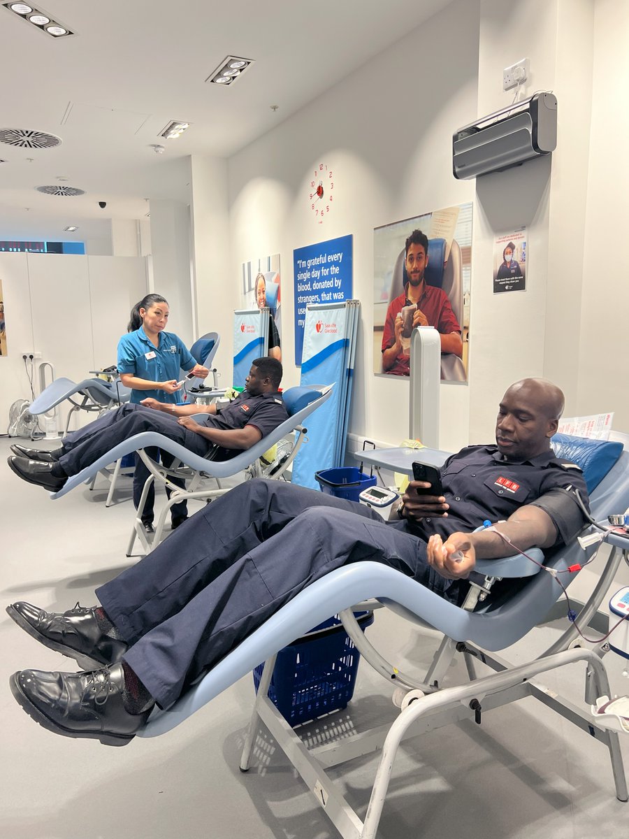 Did you know one donation of blood can save up to 3 lives?🩸

This #BlackHistoryMonth,  LFB volunteers organised a blood drive for Black and Ethnic Minority staff members, aiming to reduce the deficit of Ethnically matched blood donors.

Well done all!