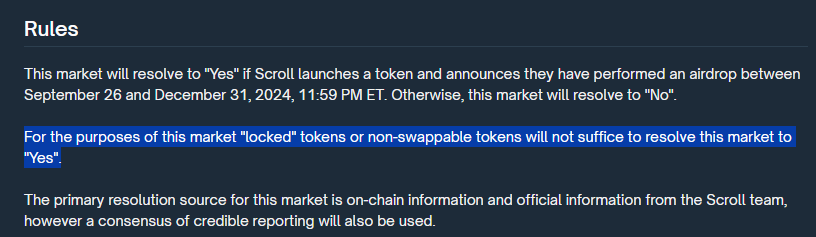 DidiTrading's tweet photo. 🚨 Polymarket Bet is WRONG – 99% chance Trump launches a coin? 🤣 Think again. 🚨

This market is currently priced at 99c for "YES," but the facts show it should resolve to NO—and here’s all the proof to back it up. 🧵

1️⃣ Trump Isn’t Involved in the Token’s Creation
The official filings and the whitepaper make it crystal clear:
Regulation S filing: “None of Donald J. Trump, his family, or Trump Organization employees are involved in managing or deploying this token.”

Trump is merely a promotional figure titled the "Chief Crypto Advocate," but his role is limited to marketing, NOT the creation or launch of the token.

2️⃣ It’s Not a Coin Launch—It’s a Locked Token Sale
The Polymarket bet asks if Trump will “launch a coin,” but what’s actually happened is a token sale. And here’s the kicker:
The tokens are locked for 12 months and non-tradable.
Per Polymarket's own rules (similar to airdrop bets), locked or non-swappable tokens DO NOT count as a "Yes." For the bet to resolve to Yes, the tokens must be swappable/tradable—and that’s not the case here!

3️⃣ Misleading Market Terminology
The bet conflates the term “coin” with “token,” which is a fundamental mistake. An ERC-20 token (what’s been deployed) is NOT a coin like Bitcoin—it’s just a token on a blockchain.
This is a clear misrepresentation of the question being asked. Trump’s promotional involvement doesn’t make this a real "coin" launch.

4️⃣ Blockchain Proof Shows No Trump Connection
The actual blockchain deployment of the token is public, and there’s no sign of direct Trump involvement:
Blockchain Transaction Proof clearly shows that Trump had nothing to do with the technical deployment. His role remains purely promotional.
The Big Takeaway:

This market is mispriced at 1c for "NO". If Polymarket follows its own rules, it should resolve to NO because the tokens are locked, non-swappable, and Trump isn’t the creator or deployer. For those buying NO, this is an 100x opportunity 🚀.

Don't be fooled by the hype—know the facts and act accordingly.

Sources: 
https://t.co/QC9GuAjUG7
https://t.co/2vzeCaTMFn
https://t.co/RgUImPPfyF