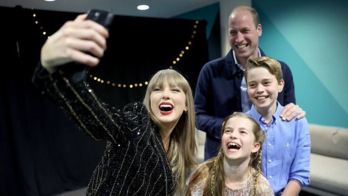 look who else met taylor swift. perhaps we should defund the monarchy?