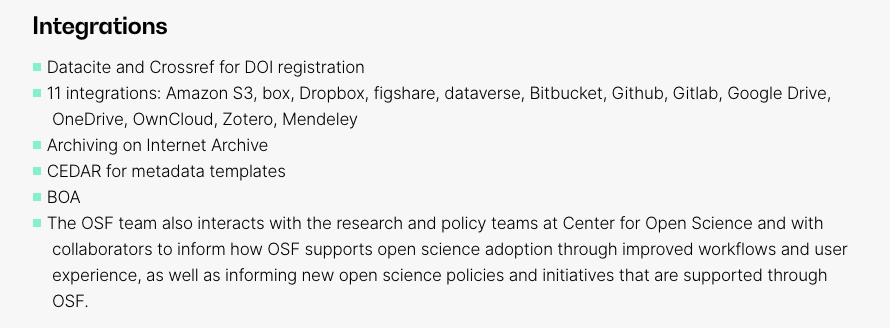 InvestInOpen's tweet image. Did you know: you can find information about what #OpenInfrastructures integrate with in Infra Finder!🔗

Check it out and let us know what you think through our in-app survey: infrafinder.investinopen.org