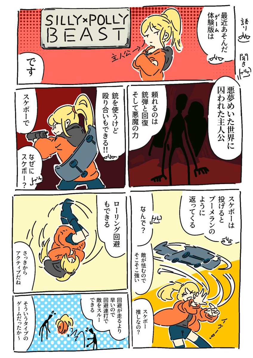 Steamで最近あそんだ体験版[Silly  Polly  Beast] 