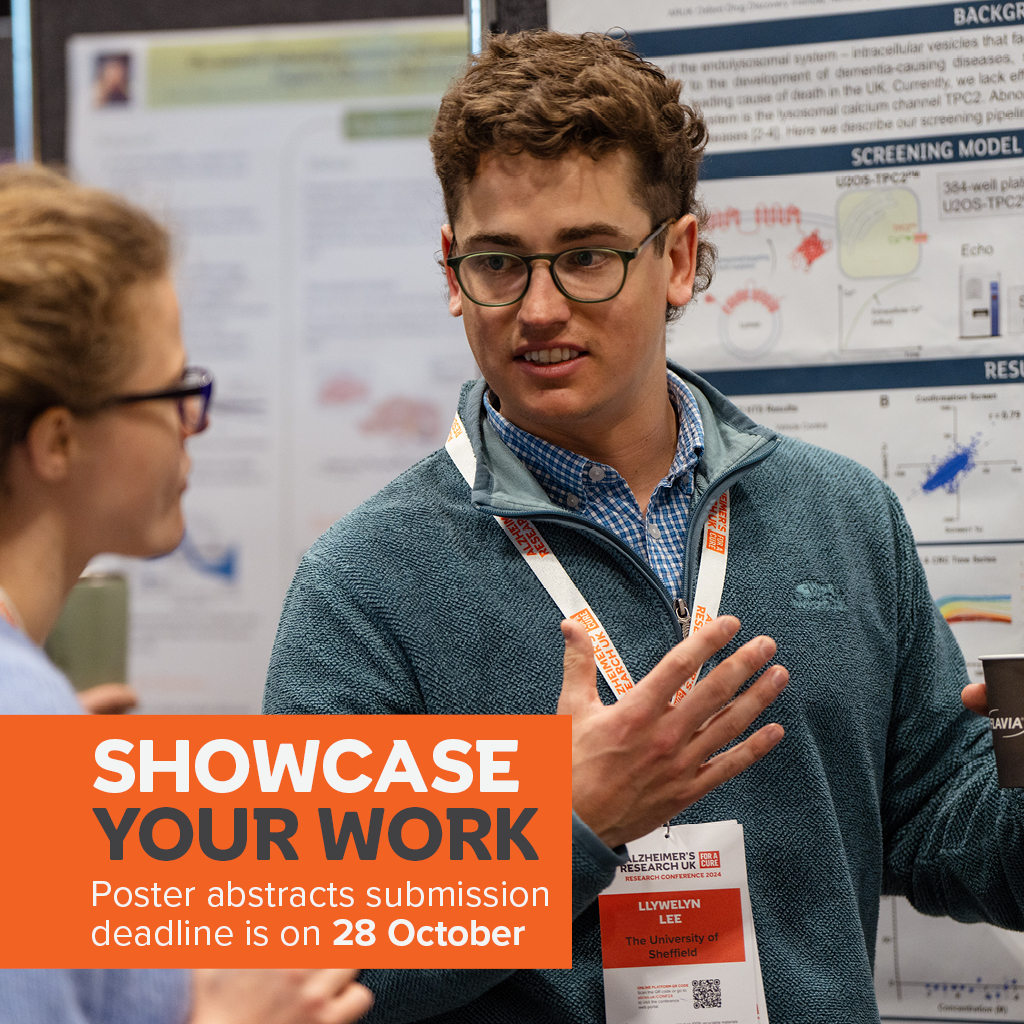 🛑 Last chance to submit your poster abstracts for #ARUKConf25!

Don’t miss this opportunity to present your work, share findings, and engage with fellow researchers.

Submit your poster abstract today: alzheimersresearchuk.org/research/for-r…