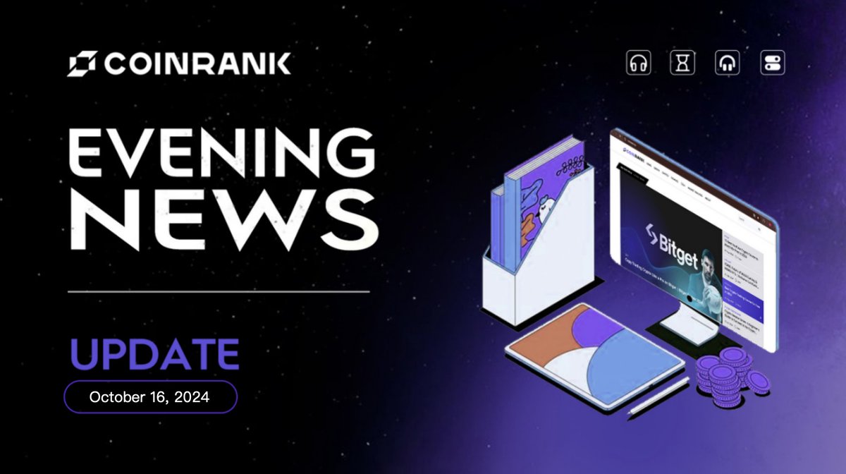 CoinRank_io's tweet photo. Evening News Update #Web3
🎯 #Trump's election odds hit 60.1% on #Polymarket
💰 #Bitcoin #ETFs attract $1.43 billion in 3 days
🔄 #Grayscale transfers 117.435 $BTC to #FlowTraders
📰 #CoinDesk acquires #CCData and #CryptoCompare
🚨 $WLFI token sales website faces issues post-launch
#Web3 #Crypto #Blockchain #ETF #WLFI