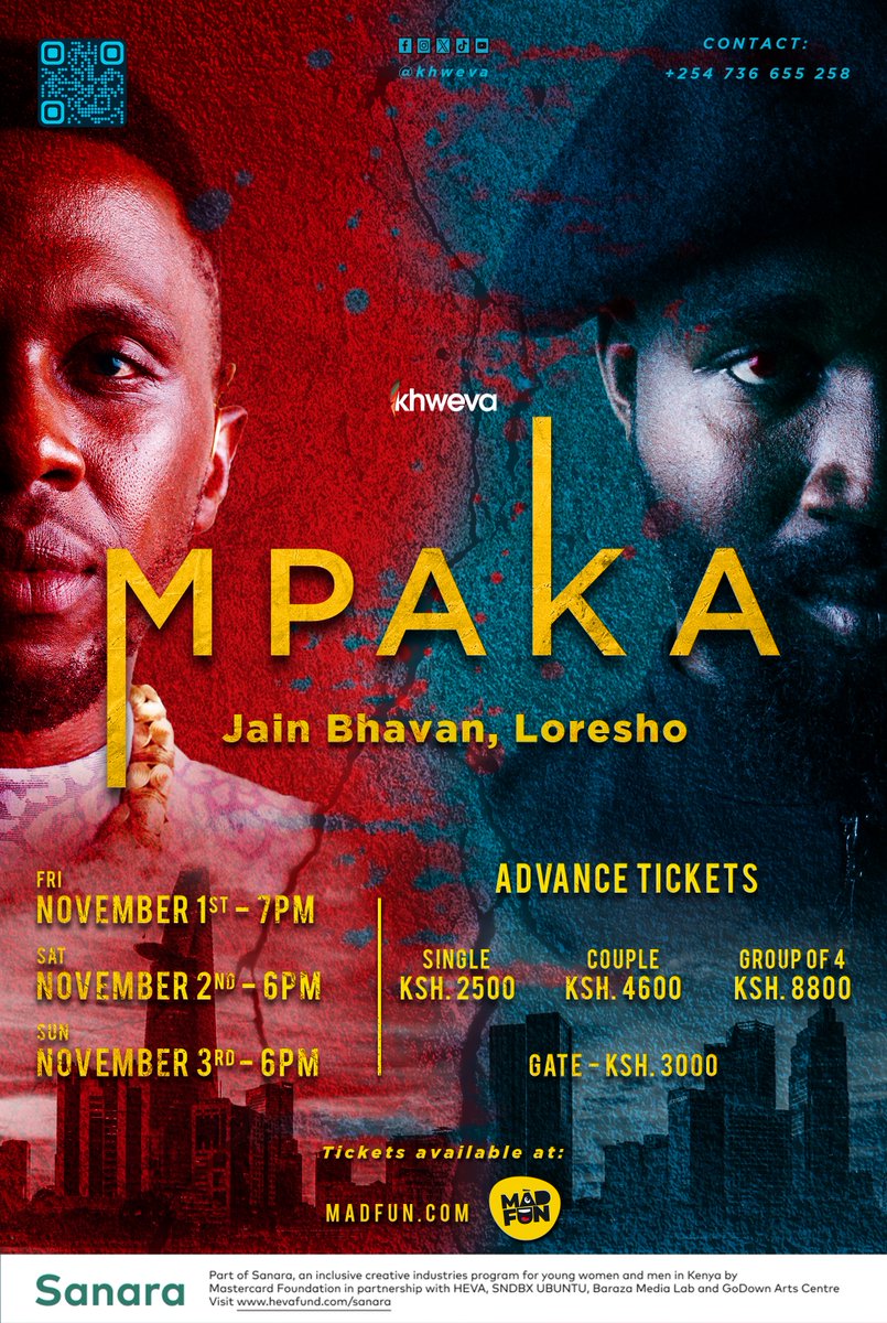 khweva's tweet photo. The story of Mpaka. 🌇🌃
- Swipe 👇🏿 to get some context of what you'll be experiencing on show day. We promise you, this is BARELY scratching the surface 😌👌🏿

- Tickets are still LIVE, get them here: https://t.co/QTcpMdLUTG

#MPAKAMusical
#Khweva2024 https://t.co/3CddBdiPae