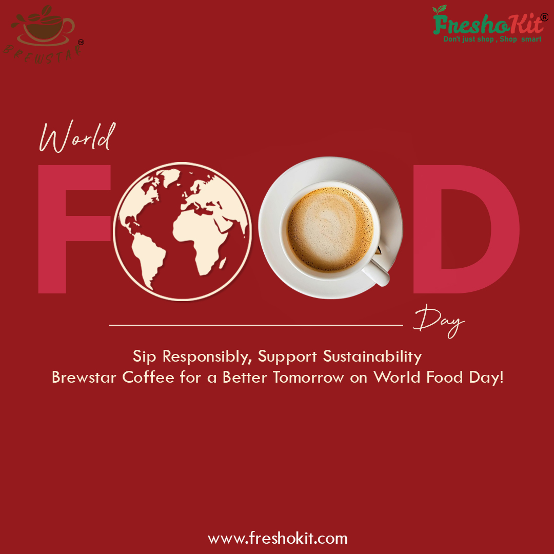 brewstarcoffee_'s tweet photo. "🌍🍽️ Every meal counts! This #WorldFoodDay, let's come together to build a better, hunger-free world. Small actions can make a big difference in ensuring food security for all. 🌱✨ #EndHunger #SustainableFood #NourishTheFuture #WorldFoodDay2024" https://t.co/8Bgz34ISrc