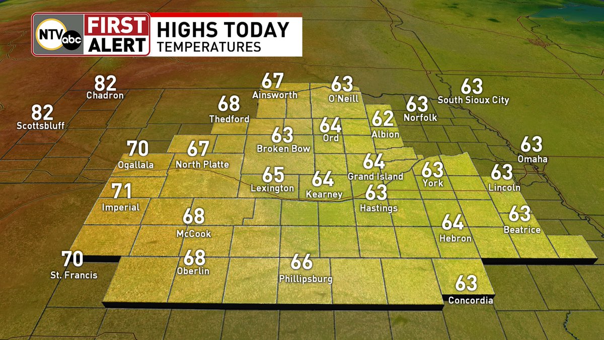 We are waking up to some cold temps this morning in the 20s and 30s with even colder wind chills. A Freeze Warning remains in place for many of us until 9 AM CDT. Southerly winds will help temps climb into the 60s and low 70s this afternoon, though.
nebraska.tv/weather