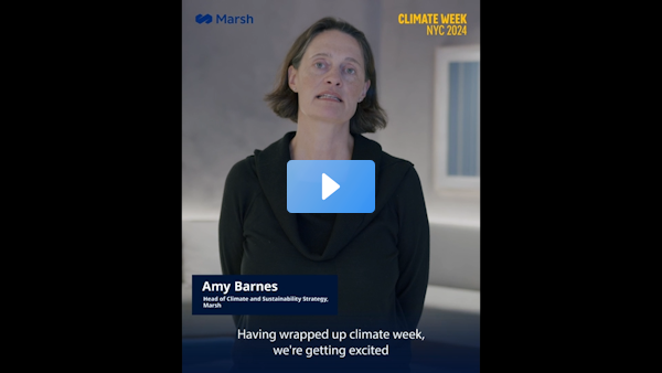 Listen to our Risk in Context podcast episode where we discuss the learnings from this year’s Climate Week NYC and look ahead at COP16: bit.ly/405W2f6 #ClimateWeekNYC #RiskManagement bit.ly/4028wUX