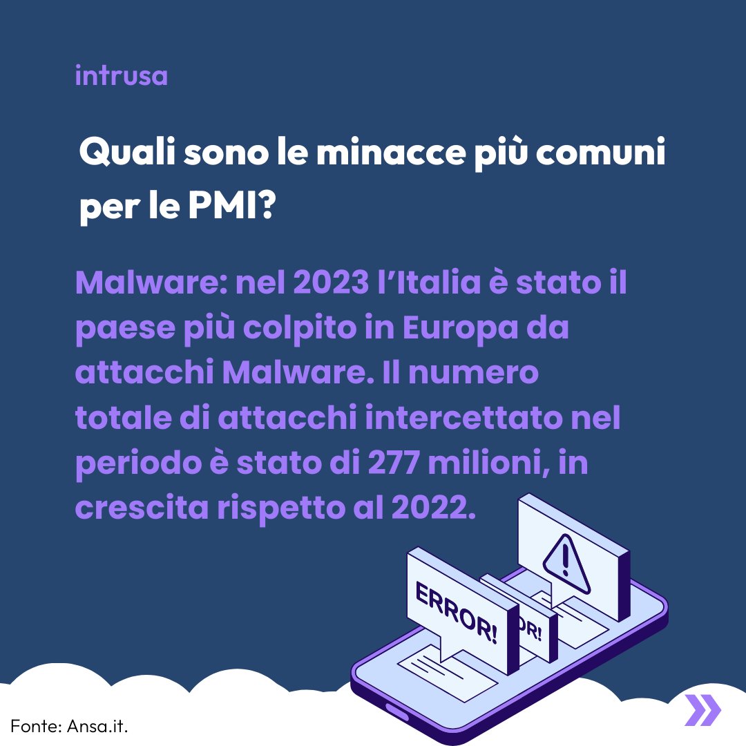 intrusa_io's tweet photo. 🔐 Ottobre è il mese della #CyberSecurity e le PMI italiane sono nel mirino delle minacce informatiche. Sei preparato?
Phishing, malware, ransomware... le minacce sono ovunque, ma con Intrusa puoi difenderti! 💻🔒
#MeseDellaCyberSecurity #ProtezioneDati #PMI #SicurezzaInformatica https://t.co/QAwKVLtId4