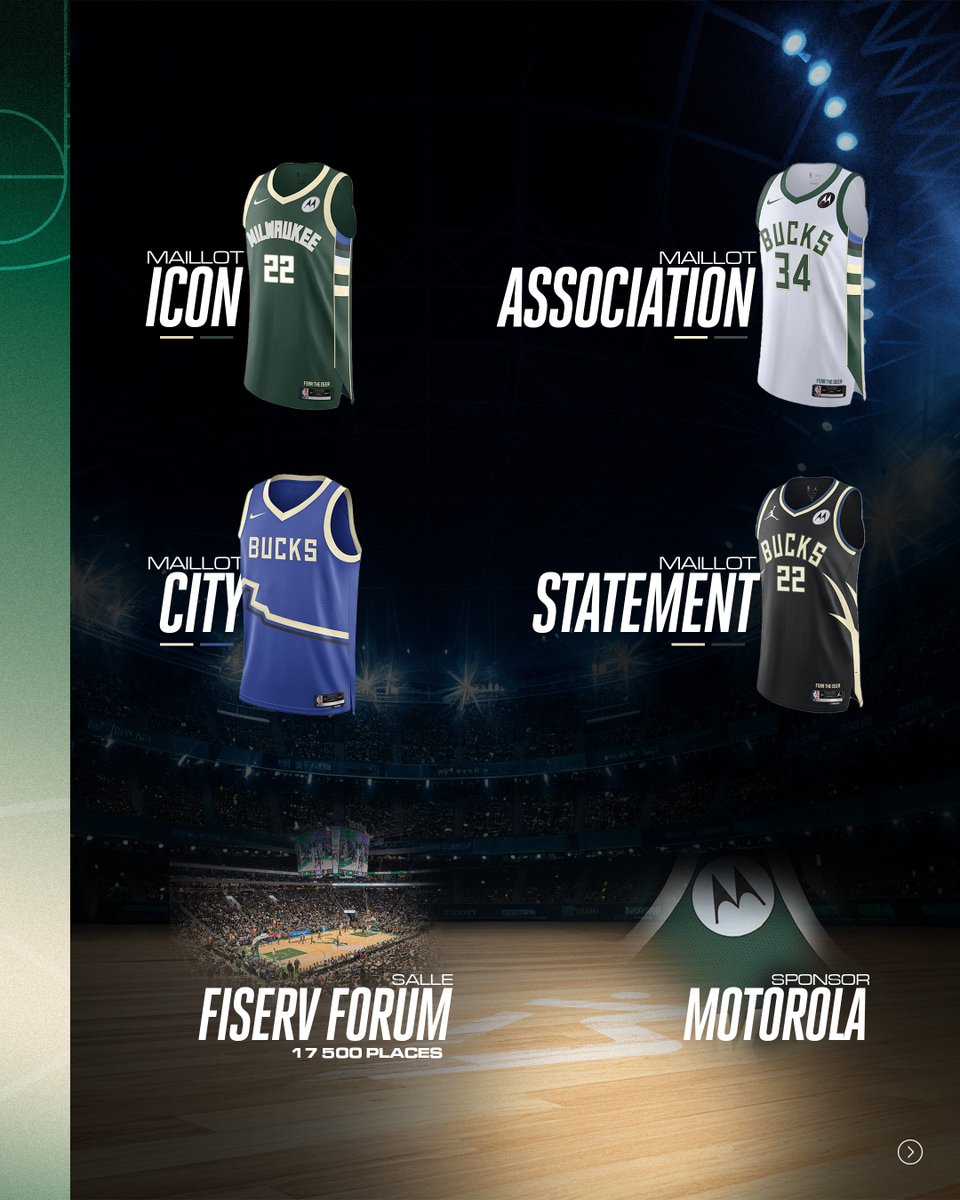 Milwaukee Bucks preview 2024-25 👟

Découvre les paires probables des joueurs majeurs des Bucks ainsi que les maillots officiels de la franchise pour la saison NBA 2024-2025 🦌

#⃣ #bucks #milwaukeebucks #nbakicks