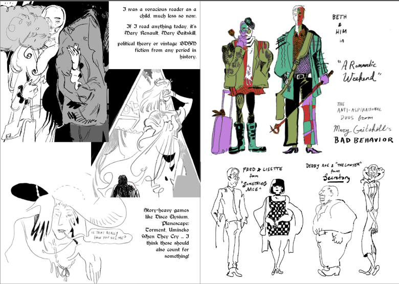 Casper Pham's MARGINALIA - my crass and classy 94-page sketchbook - is out! there is porn, propaganda studies, and just a pinch of introspection. link below👇