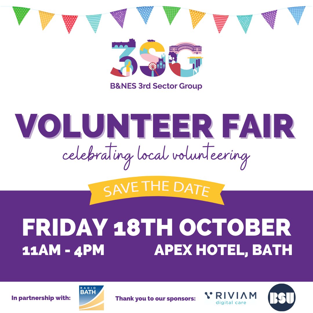 ReadEasyBath's tweet image. Fancy a chat?

We are so excited to be attending the @banes3sg Volunteer Fair. 

We would love to chat with you. To find out more visit: 3sg.org.uk/event-details/… 

When: Friday 18th October 2024, (11:00 – 16:00)

Where: Apex Hotel Conference Centre, Charles St, Bath BA1 2DA, UK