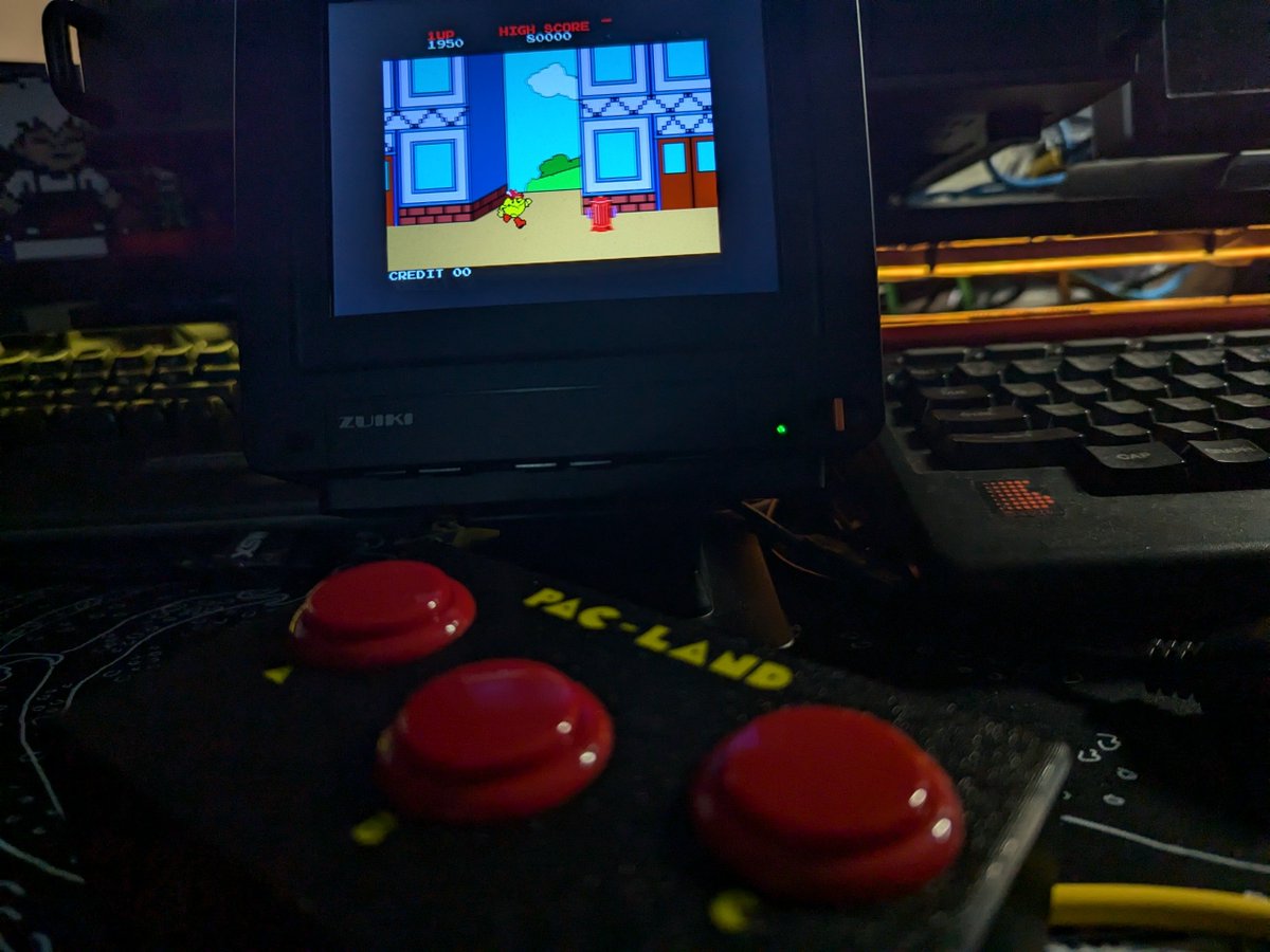 Clive_Frog_2_0's tweet image. #Pacland controller is now available. 

Pixel Memories tribute to the pack in controller from Pacland on x68000

Compatible with -
#PC 
#Mame 
#MisterFPGA 
#Android 
#PS3 
 
ko-fi.com/s/032a76d276