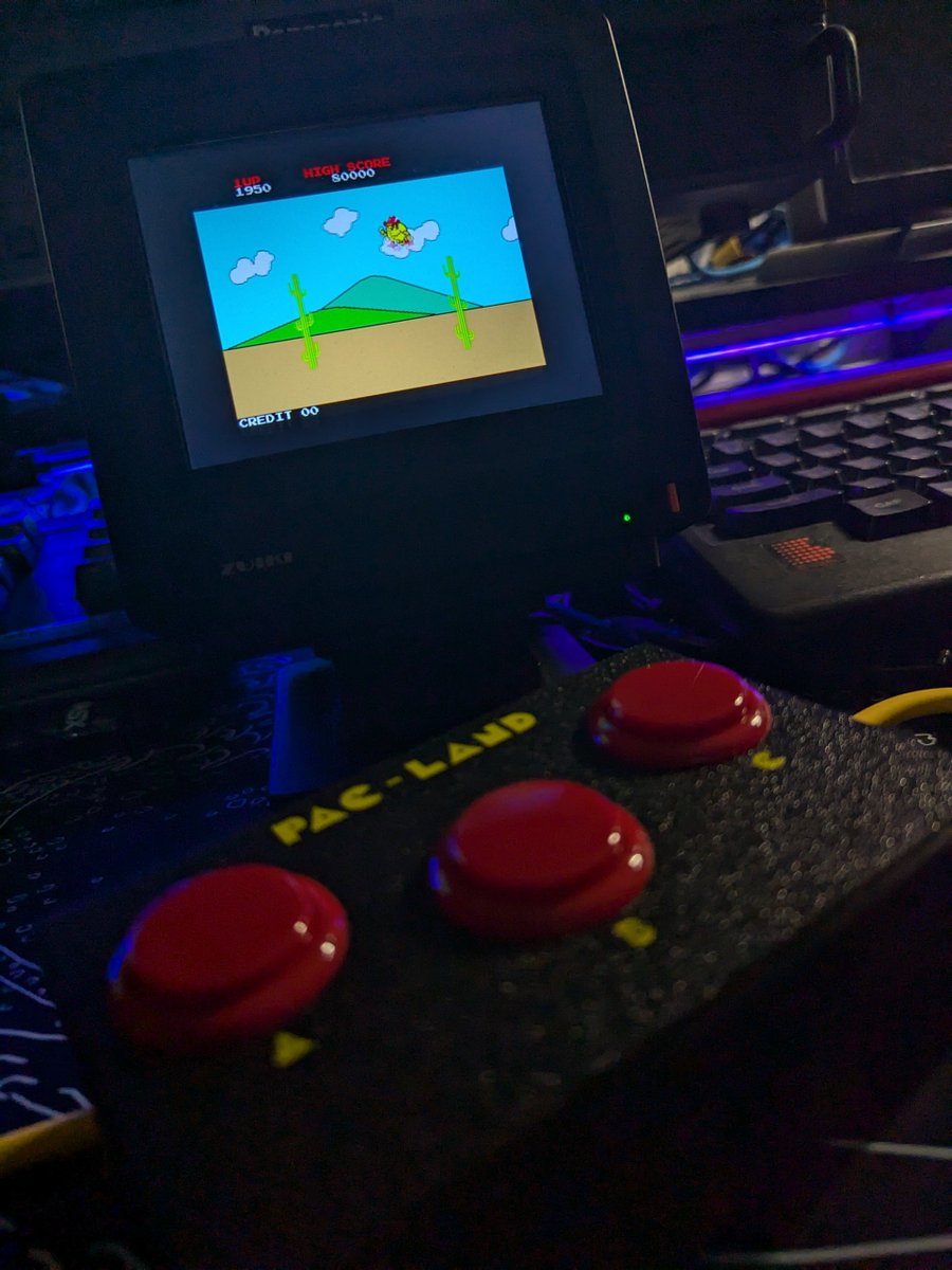 Clive_Frog_2_0's tweet image. #Pacland controller is now available. 

Pixel Memories tribute to the pack in controller from Pacland on x68000

Compatible with -
#PC 
#Mame 
#MisterFPGA 
#Android 
#PS3 
 
ko-fi.com/s/032a76d276