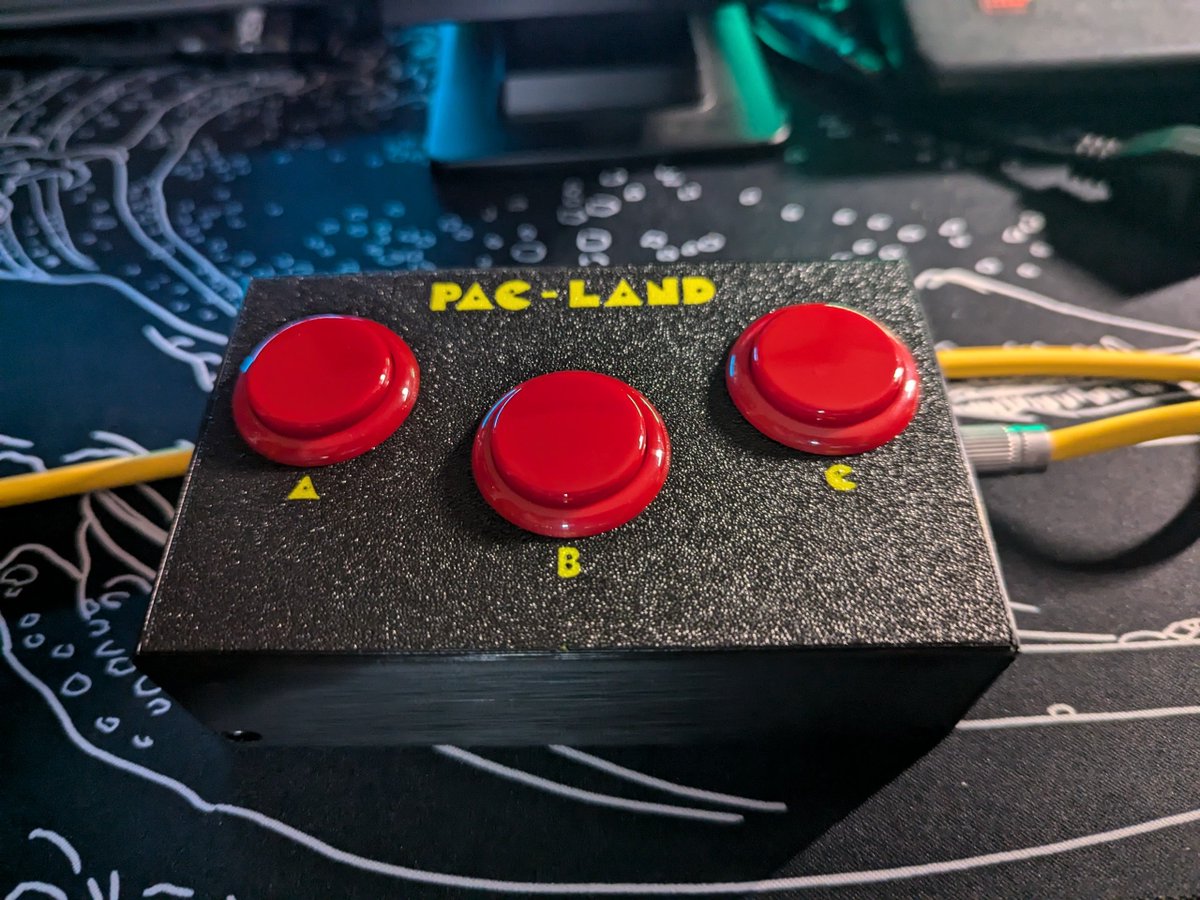Clive_Frog_2_0's tweet image. #Pacland controller is now available. 

Pixel Memories tribute to the pack in controller from Pacland on x68000

Compatible with -
#PC 
#Mame 
#MisterFPGA 
#Android 
#PS3 
 
ko-fi.com/s/032a76d276