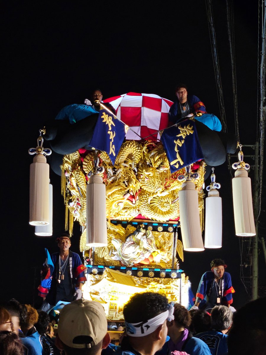 太鼓台 大生院夜太鼓②✨ #上原太鼓台 #中萩本郷太鼓台 #岸之下太鼓台 #下本郷