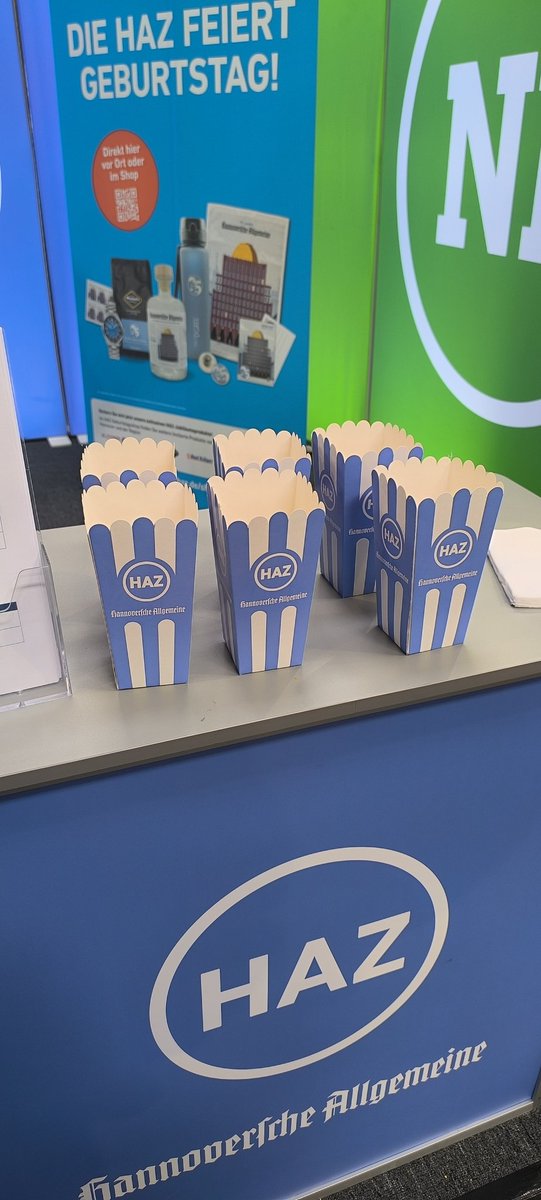 Bei der <a href="/HAZ/">HAZ</a> darf sich Riley ausnahmsweise Popcorn holen - wenn das so sauber und hygienisch angeboten wird ☺️