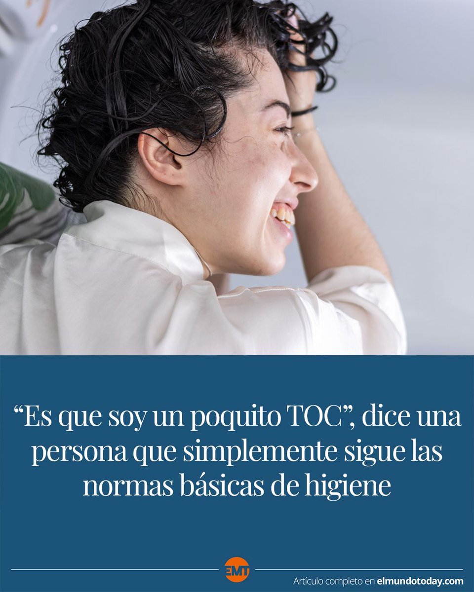 elmundotoday's tweet image. “Es que soy un poquito TOC”, dice una persona que simplemente sigue las normas básicas de higiene: elmundotoday.com/2024/10/es-que…