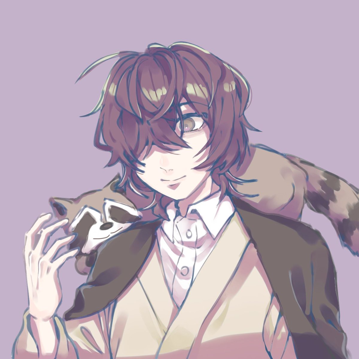 #BSD #文豪ストレイドッグス #ファンアート 
めっちゃ、久方振りのリハビリ（？）イラストです。花やしきぽおさん描きました。和服が素敵すぎる､､､✨