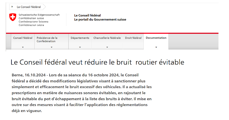 ATE_Suisse's tweet photo. Les mesures du Conseil fédéral pour lutter contre le #bruit ne vont pas assez loin! Le succès du projet pilote des radars de bruit montre que la technique fonctionne. Pourtant, le Conseil Fédéral refuse de créer la base juridique nécessaire à leur utilisation...