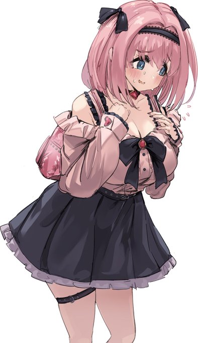 面白そうなタグ見掛けたのでユイちゃんで❤️‍🩹🩷
#プリコネ地雷ファッション部 