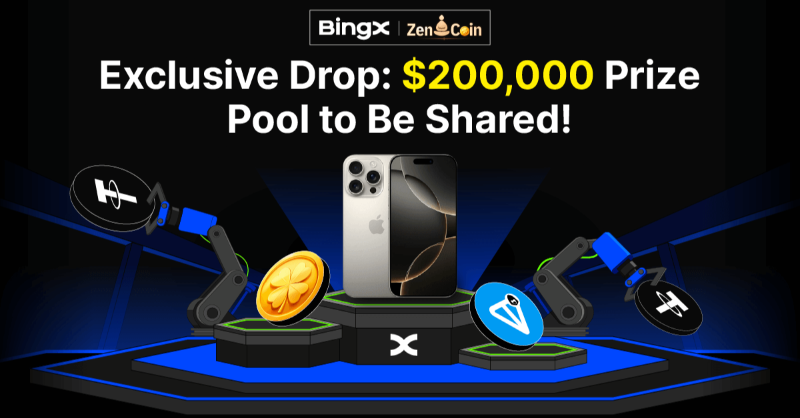 BingXOfficial's tweet photo. Stay calm, stack #Zencoin.  🧘🌿
Win an #airdrop from our $200,000 prize pool! @ZenCoinOnTon

Join now: https://t.co/rTkjPapZEI