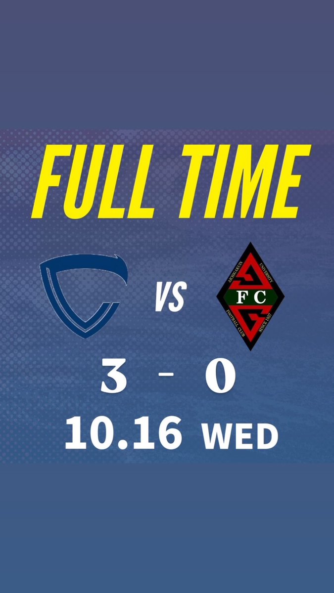 chukyo_soccer's tweet image. 試合終了！

3-0勝利🔥
#有働夢叶 ×2
#那須健一

【次節】
🏆 第63回 東海学生サッカーリーグ戦 1部 第19節
🗓️10月19日(土)
⏰14:00K.O.
🆚四日市大学
🏟️中京大学豊田キャンパスサッカー場

沢山の応援よろしくお願いします📣🔥