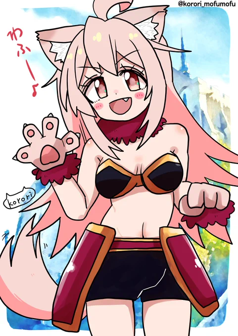 『マヒロン(イマジカルオンライン:ウォービースト)』#おにまい #おにまいお絵描き #緒山まひろ #イラスト 