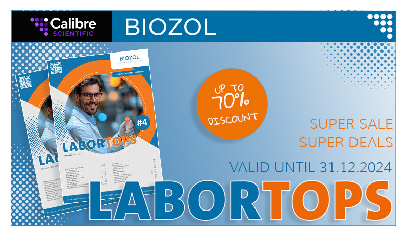 BIOZOL_GmbH's tweet image. 💥 LABORTOPS #4: up to 70% discount on a large range of lab supply until the end of the year! 💥

Learn more: hubs.li/Q02TCBvL0
#biozol #calibrescientific #labware #labortops