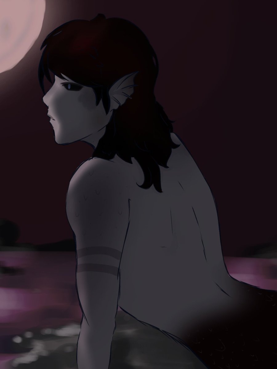 Purpbexxy's tweet photo. Siren srt of my oc jamie dueto the spookie season https://t.co/RS210pcTfD