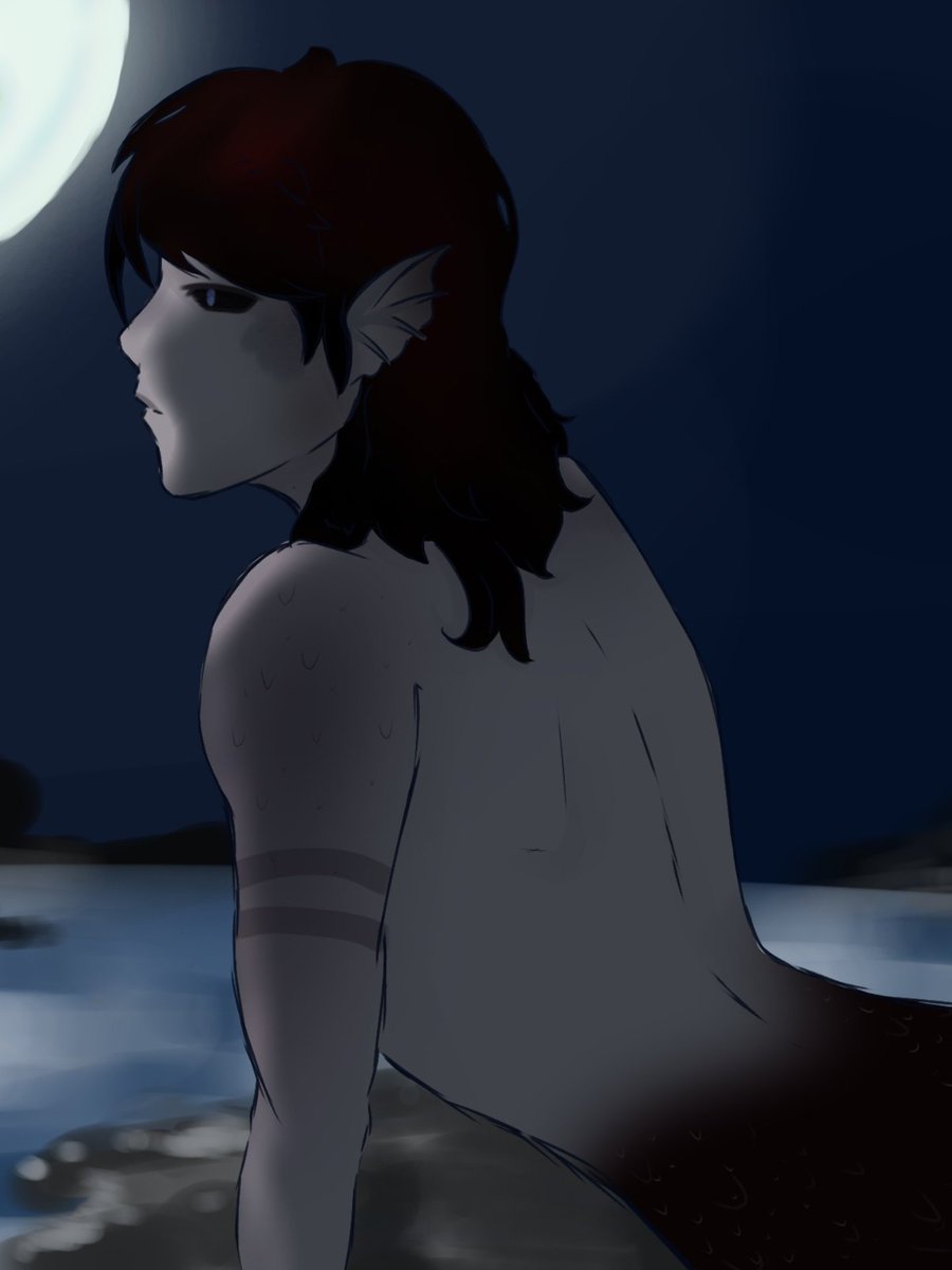 Purpbexxy's tweet photo. Siren srt of my oc jamie dueto the spookie season https://t.co/RS210pcTfD