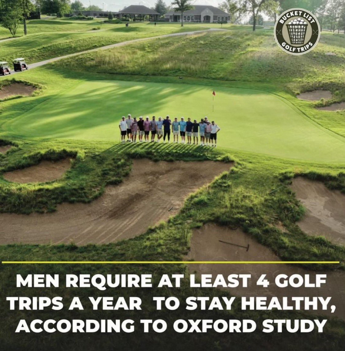 EliteGolfDad's tweet image. Sorry wife and kids, if you want a healthy dad I have to be gone four weeks a year to play golf. It’s science.