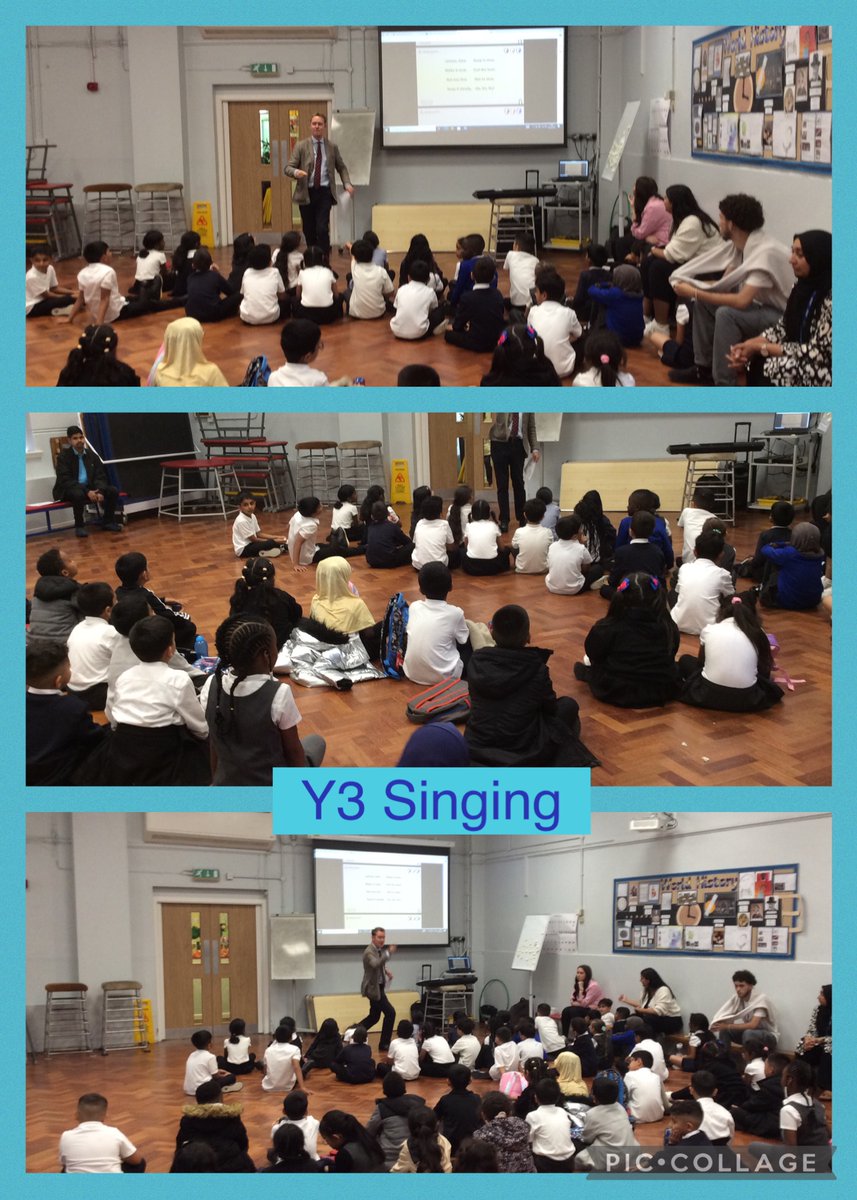 HucklowPrimary's tweet photo. Our Year 3 children are continuing our singing partnership with @tom_daggett again this year.
They thoroughly enjoy learning new songs to sing with Mr Daggett in preparation for performing them in front of an audience.
#singing #singforfun #singingisamazing https://t.co/U77Z2WuedJ