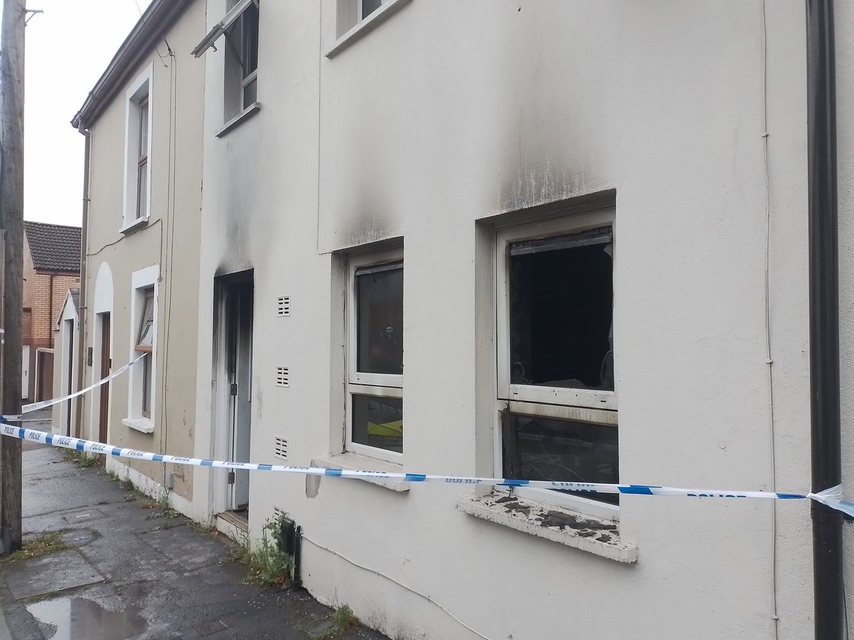 It is believed the house was not occupied at the time of the fire.

Significant damage has been caused to the property by the blaze.