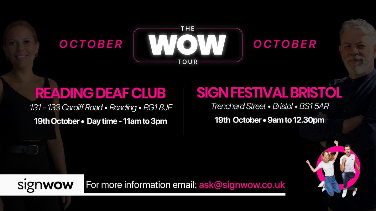 signwowUK's tweet photo. Our amazing Customer Service Team is ready to make an impact this Saturday Catch us at upcoming events where we'll be delivering top-notch support and engagement. See you there! #customerservice #octoberevents #Signwow https://t.co/xoFMlvYXiv