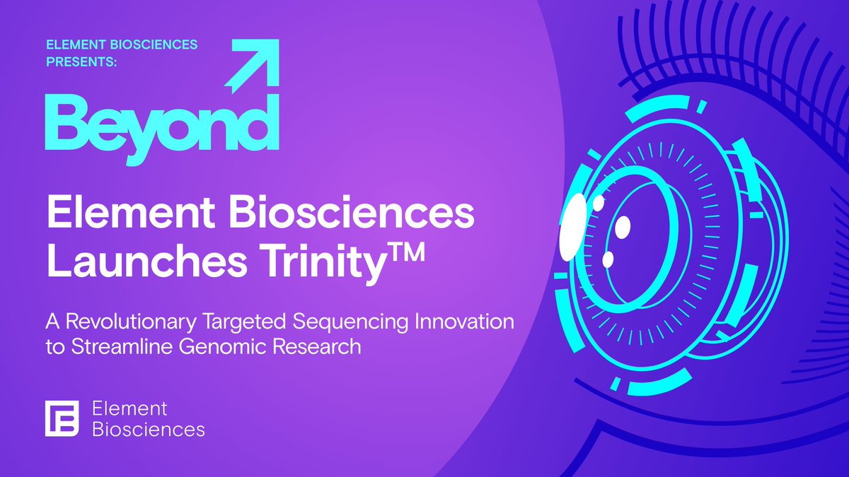 ElemBio's tweet photo. We’re excited to introduce Trinity™, a revolutionary targeted #sequencing innovation that simplifies target capture and reduces hands-on time without compromising quality or cost. Read the press release: https://t.co/1gnvKMkGXp #TrinitySequencing #Genomics https://t.co/V6HAlYddCN