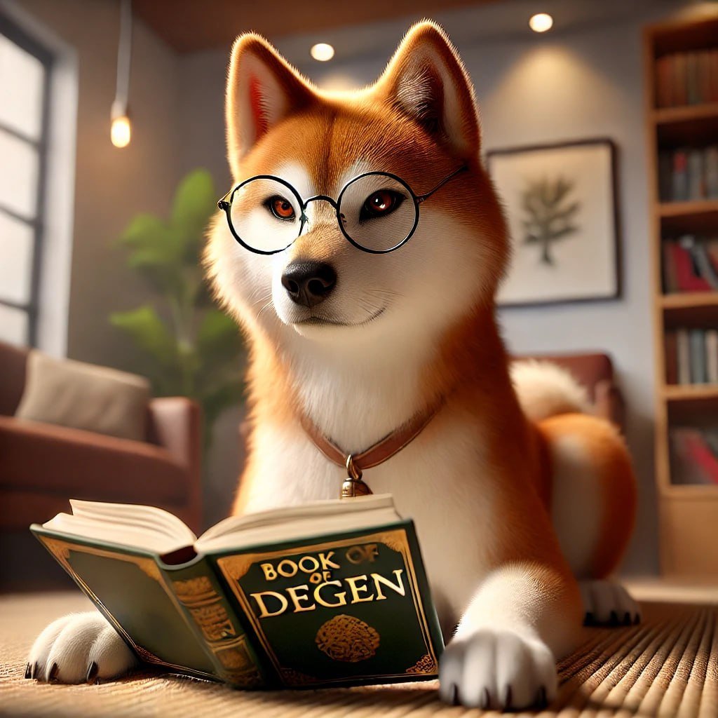 DegensHolyBook's tweet photo. Heard you are a degen, @BillyM2k , and want to give thee thine Holy #BookOfDegenerates!

https://t.co/u1xAx11tyo

Read thy $BODE, live thy $BODE.

Even $KABOSU reads thy book!

Sell for that Honda Civic - true degen style!

$BOOE $BOOB $BOME https://t.co/5hvWa6m3Hz