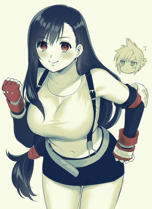 クリア記念にティファさんらくがき 